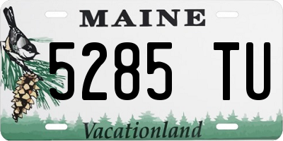 ME license plate 5285TU