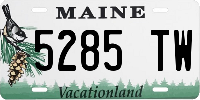 ME license plate 5285TW