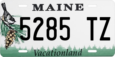 ME license plate 5285TZ