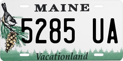 ME license plate 5285UA