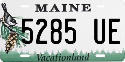 ME license plate 5285UE