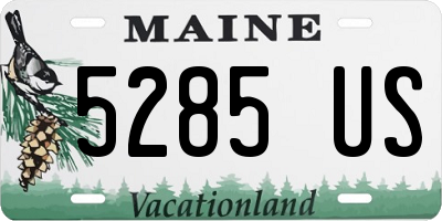 ME license plate 5285US