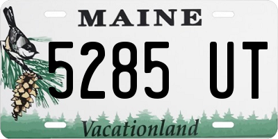 ME license plate 5285UT