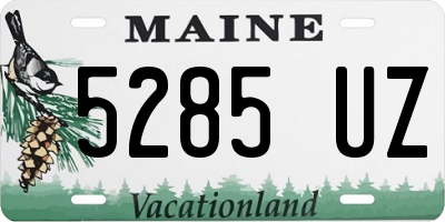 ME license plate 5285UZ