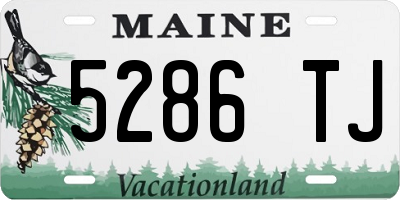 ME license plate 5286TJ