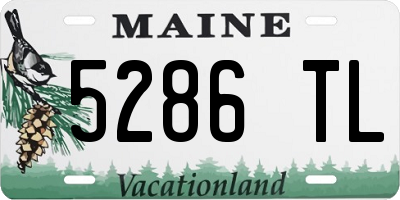 ME license plate 5286TL