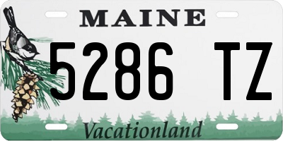 ME license plate 5286TZ
