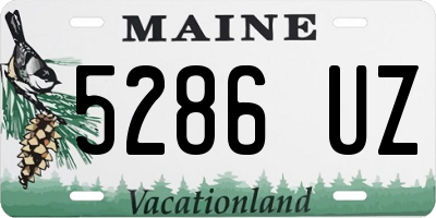 ME license plate 5286UZ