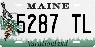 ME license plate 5287TL