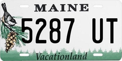 ME license plate 5287UT
