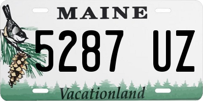 ME license plate 5287UZ