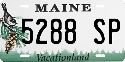 ME license plate 5288SP