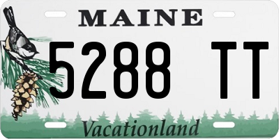 ME license plate 5288TT