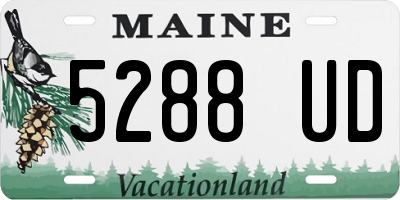 ME license plate 5288UD