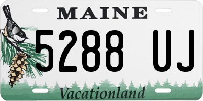 ME license plate 5288UJ