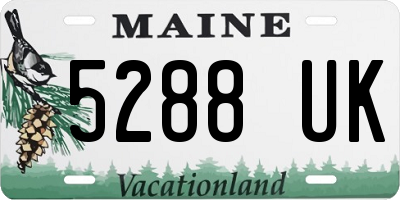 ME license plate 5288UK