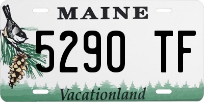 ME license plate 5290TF