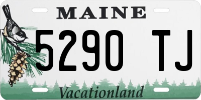 ME license plate 5290TJ