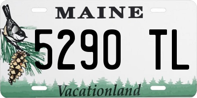 ME license plate 5290TL