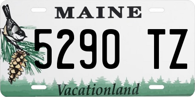 ME license plate 5290TZ
