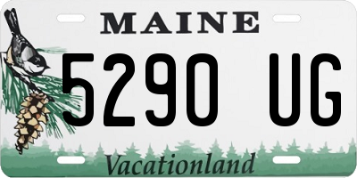 ME license plate 5290UG
