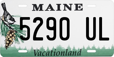 ME license plate 5290UL