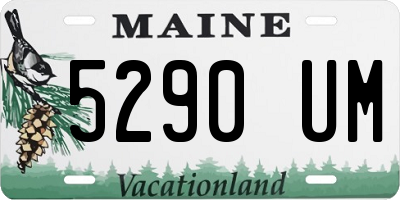 ME license plate 5290UM