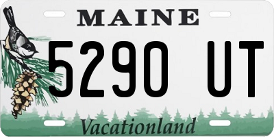 ME license plate 5290UT