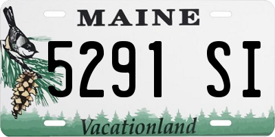 ME license plate 5291SI