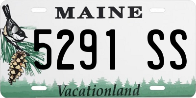ME license plate 5291SS