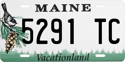 ME license plate 5291TC