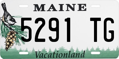 ME license plate 5291TG