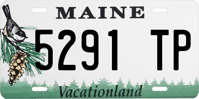ME license plate 5291TP