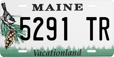 ME license plate 5291TR