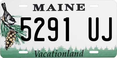 ME license plate 5291UJ