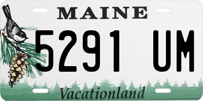 ME license plate 5291UM