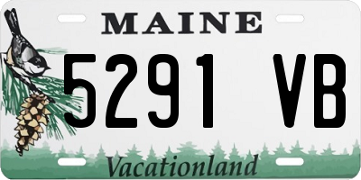 ME license plate 5291VB