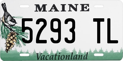 ME license plate 5293TL