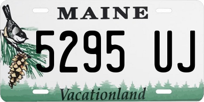 ME license plate 5295UJ