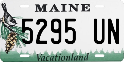 ME license plate 5295UN