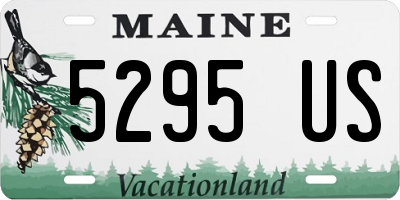 ME license plate 5295US