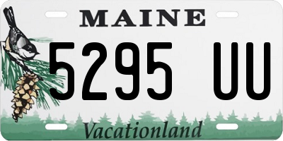 ME license plate 5295UU