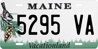 ME license plate 5295VA