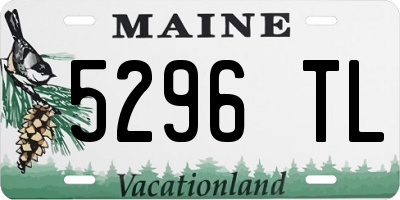 ME license plate 5296TL