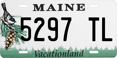 ME license plate 5297TL