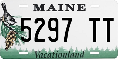 ME license plate 5297TT