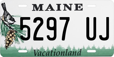 ME license plate 5297UJ