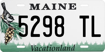ME license plate 5298TL