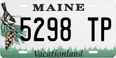 ME license plate 5298TP