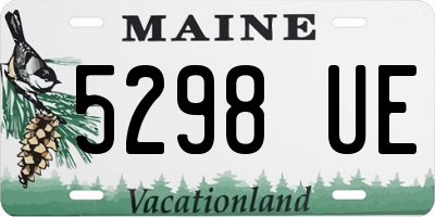 ME license plate 5298UE